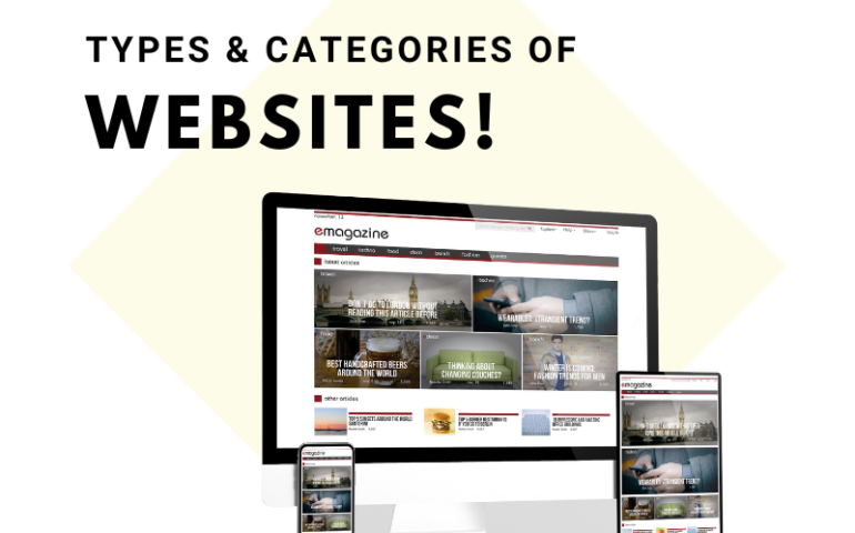 Types & Categories of Websites