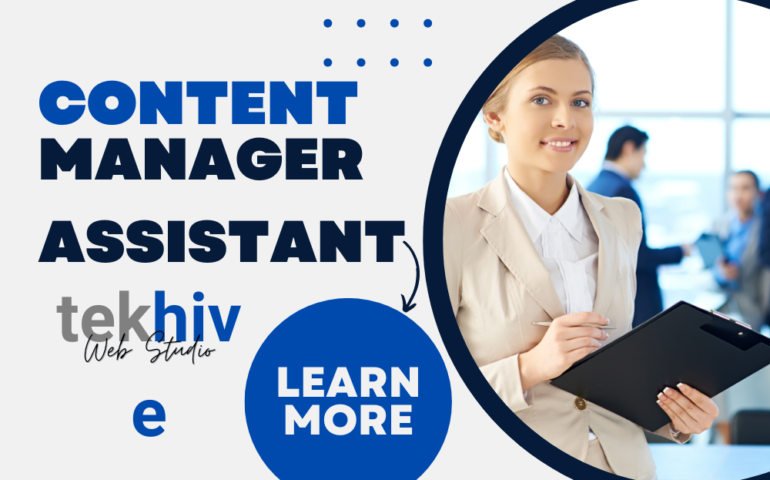 Content Manager Assistant: Elevate Your Strategy and Seamless Online Success!